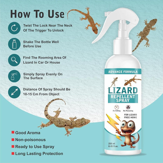 Lizard Repellent Spray 250ML (Buy 1 Get 1 FREE)
