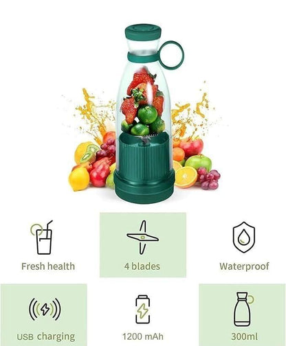 Travel Portable Mini Juice Blender – USB Rechargeable, Easy to Carry!