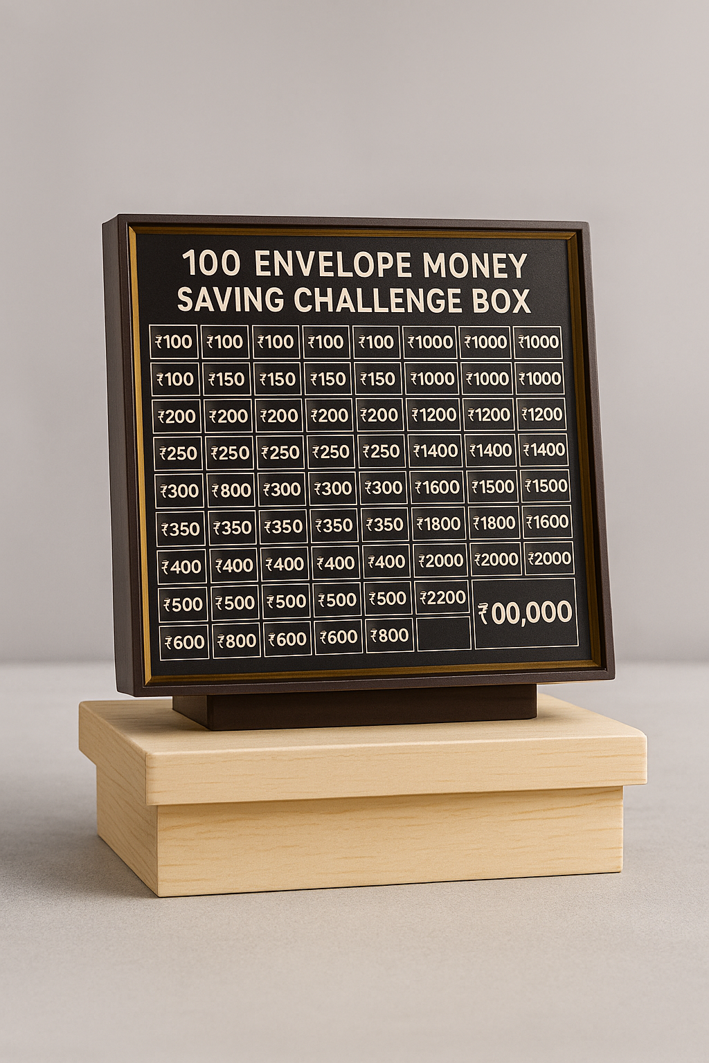 Savings Challenge Piggy Bank